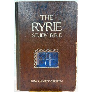 The Ryrie Study Bible King James Version Red Letter Moody Press